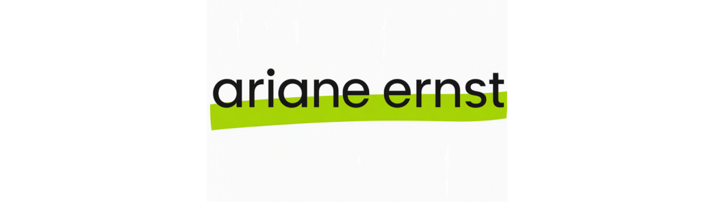 ariane ernst logo original weiß